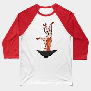 Waves In Possessed Shrimp Baseball T-Shirt